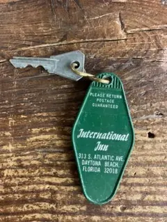 USA モーテル　キーホルダー　international in