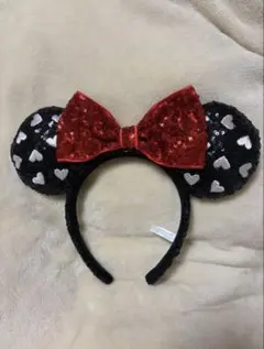 ディズニー ミニー スパンコールカチューシャ