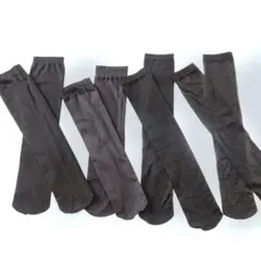 ブラック ソックスタイプ タイツ ストッキング ４点 まとめ売り