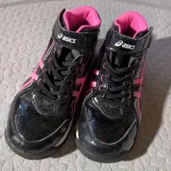 アシックス　スノトレ　22.0 ピンク