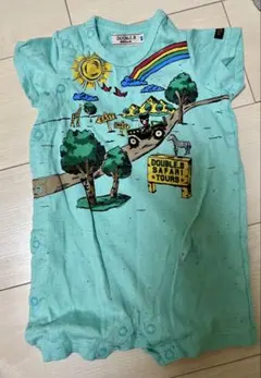 値下げ　半袖　ベビー服　ロンパース 80センチ　ミキハウス　DOUBLE B
