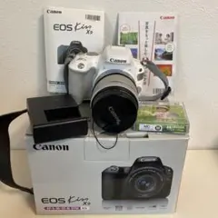 保証書有り　Canon EOS Kiss X9 ホワイト レンズ付き