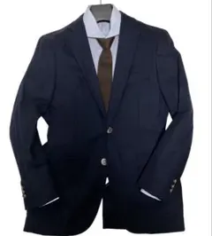 アローズ グリーンレーベルリラクシング 銀釦 段返2釦 紺ブレザーSジャケット