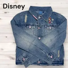 【タグ付き未使用】ディズニー ミニー 刺繍 デニムジャケット Gジャン M