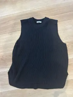 ベスト/ジレ HYKE CREW NECK CROP TOP HYKE - HYKE / ハイク | S/C/P CREW NECK CROP TOP ニットベスト