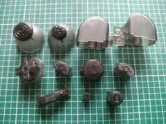 ゲームキューブコントローラー クリア ブラック GCコン カスタムボタン