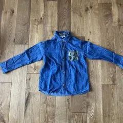 グローバルワーク　デニム長袖シャツ