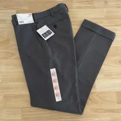 新品　UNIQLO ヒートテックストレッチスリムフィットパンツ　グレー　70㎝