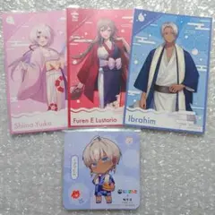 にじさんじ 極楽湯 イブラヒム フレン 椎名唯華 ポストカード コースター