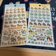 国内正規品保証！キラふちシール　mizutama×サンリオキャラクターズ　2枚組