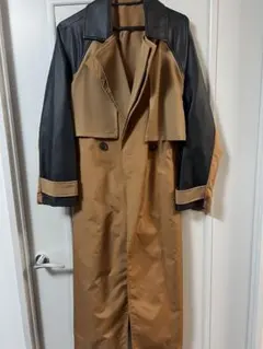 ブラウン ブラック トレンチコート