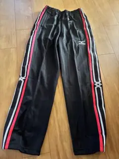 Mizuno ジャージパンツ ブラック/レッド XO