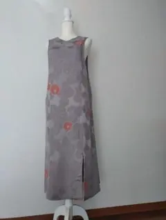 特別品。三枚セットの和服地エプロンドレス。GPS−496