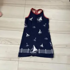 ラルフローレン⭐︎ヨット柄 ノースリーブワンピースのサムネイル