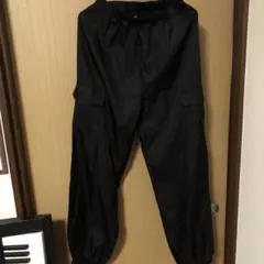 最終値下ブラック カーゴパンツ ゴムウエスト 15歳サイズ