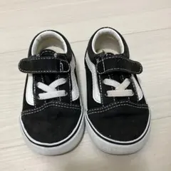 VANS キッズスニーカー ブラック/ホワイト