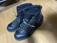 ダナーのブラックレザー　ハイカットブーツ