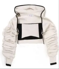 カーディガン melt the lady frame line knit ensemble FRAME Women's The Shrunken Cardigan, Cream Multi, M at Amazon