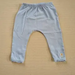 nextbaby　ライトブルー パンツ ウエストゴム 裾フリル　73