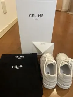 新品未使用 CELINEセリーヌ スニーカー　サイズ34 白のサムネイル