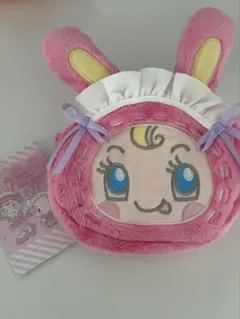 4/8まで値下げ　サンリオ　メゾピアノ　フェイス形ポーチ　ハローキティ　タグ付き