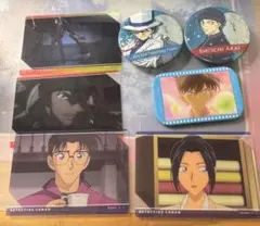 名探偵コナン 場面写クリアカード/ホログラム缶バッジスタンド/バラ売り可