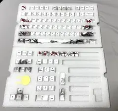 メカニカルキーボード用 ロシア語 キリル文字 キーキャップセット 和風・水墨画風