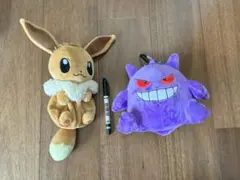 ポケモン イーブイ ゲンガー カラビナ付きポーチ