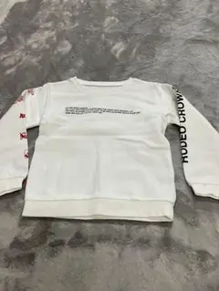 77、RODEO CROWNS ホワイト トレーナー