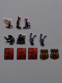 ズートピア シールワッペン 非売品 12点セット
