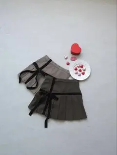 ANDMARY Valentine ribbon mini skirt M - メルカリ