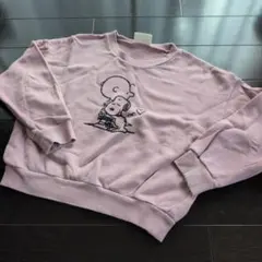 PEANUTS スヌーピー トレーナー ピンク 120 キッズ