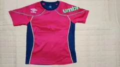 umbro 半袖シャツ 赤/黒 150