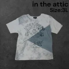 in the attic パイル地 グランジ y2k 英字T ギャル男 00sのサムネイル