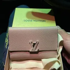 美品　LOUIS VUITTON 三つ折り財布 ベージュ