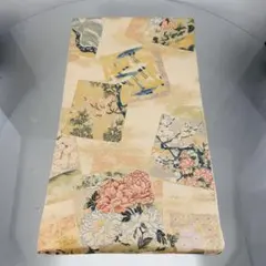【新品・仕立て上がり】袋帯　乱菊　オフホワイトベース　04695 新品・仕立て上がり】袋帯 乱菊 オフホワイトベース 04695 - メルカリ