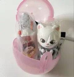 【新品・未開封】ジニレット レトログラス＋つまんでつなげてますこっと ガチャ