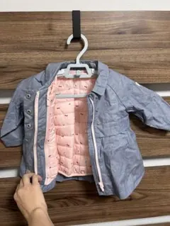 オバイビ　3way ベビージャケット　取り外し可インナージャケット付き　68cm