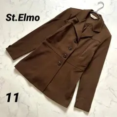 【セントエルモ】 テーラードジャケット 11AR レディース シンプル ミドル丈のサムネイル