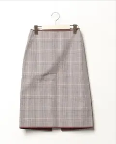 ROPE PICNIC ロペピクニックチェック柄　リバーシブルアイラインスカート