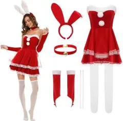 クリスマス フード レディース ワンピース サンタ 衣装