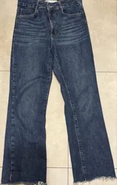ZARA ダークブルーフレアーデニム EUR38