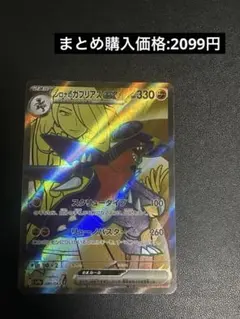 ポケモンカードゲーム シロナのガブリアスex SR 熱風のアリーナ - メルカリ