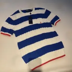 Polo Ralph Lauren ケーブルニット 半袖 ボーダーのサムネイル