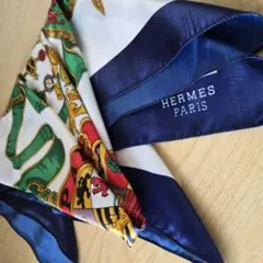 HERMÈS シルクスカーフ P. Peron デザイン HERMÈS シルクスカーフ P. Peron デザイン - メルカリ
