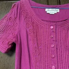 古着 ロングワンピース ピンク ドレスヴィンテージ