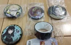 くら寿司　コラボ　缶バッジ３個、マグネット１個、マスキングテープ１個　同梱割引有