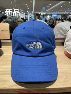 【新品】ザノースフェイスユニセックス ブルーキャップ