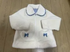 【140】アクシーズファムキッズ アウター コート リボン 襟取り外し可