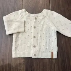 petit main ニットカーディガン 80サイズ　アイボリー